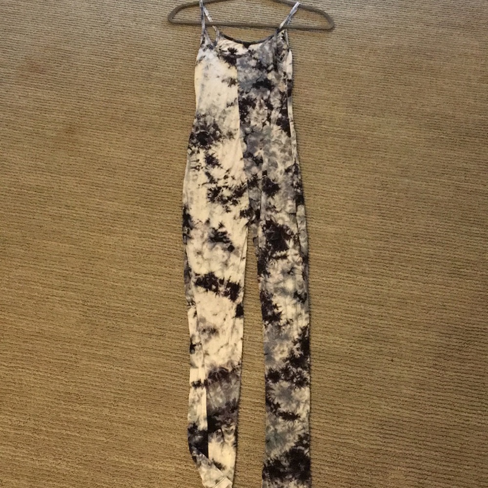Type dye jumpsuit